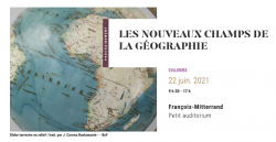 Colloque de la BnF : les nouveaux champs de la géographie