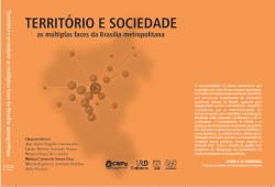 TERRITÓRIO E SOCIEDADE <br> as múltiplas faces da Brasília metropolitana
