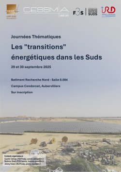 Journées Thématiques : Les "transitions" énergétiques dans les Suds