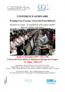 Conférence Séminaire Asie - Internet en Chine