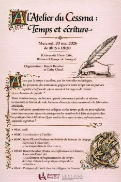 Atelier : Temps et écriture