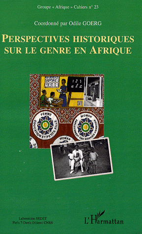 Perspectives historiques sur le genre en Afrique. Cahiers Afrique n°23