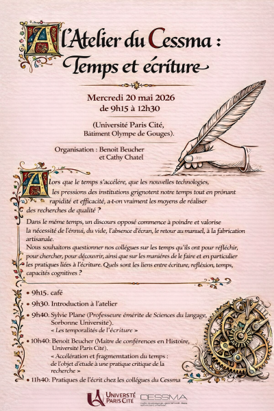 Atelier : Temps et écriture